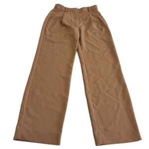 Abercrombie & Fitch Pants Womens 25/0s Brown High Rise Wide Leg Pleated Trousers